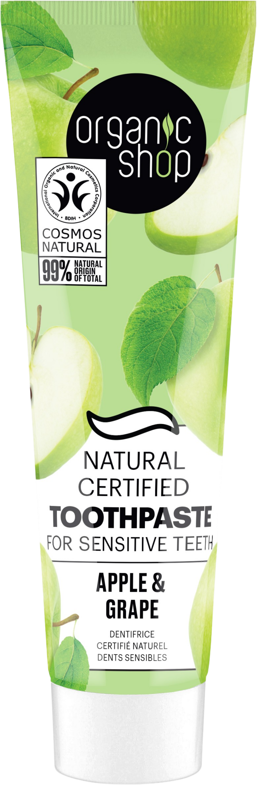 Organic Shop  Toothpaste For Sensitive Teeth, 100 g