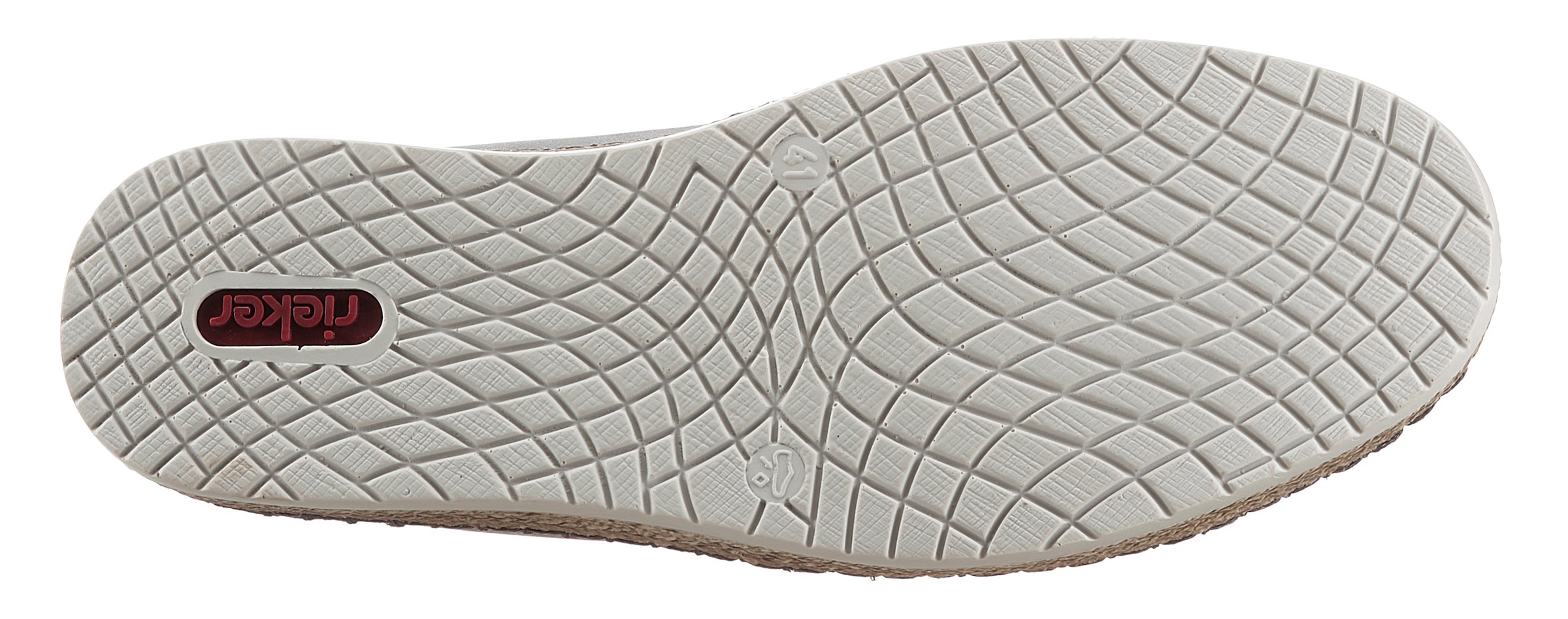 Rieker Espadrille  Sommerschuh, Slipper, Freizeitschuh im Materialmix