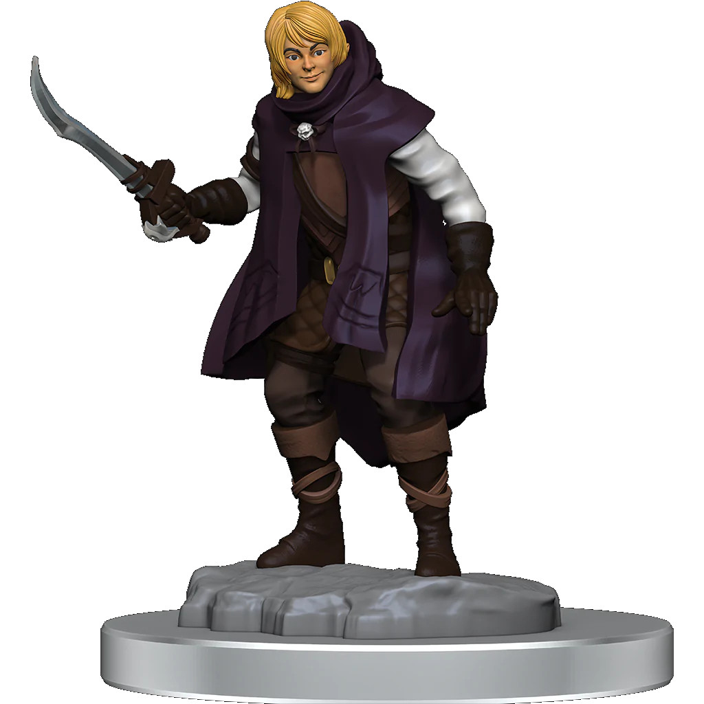 D&D Nolzur's Marvelous Unpainted Miniatures: Elf Rogue & Half-Elf Rogue Protégé