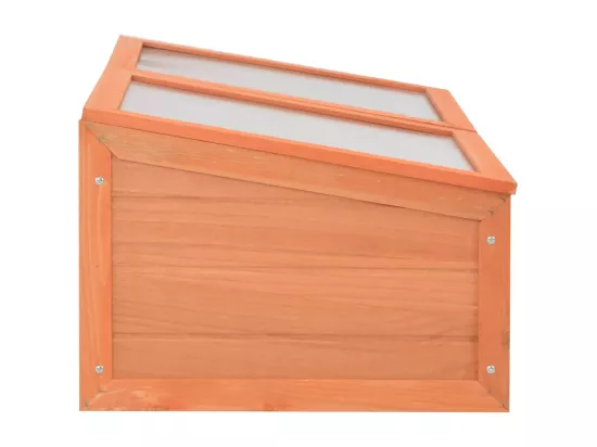 Serre tente abri plante bois marron 100 x 50 x 34 cm 02_0044650