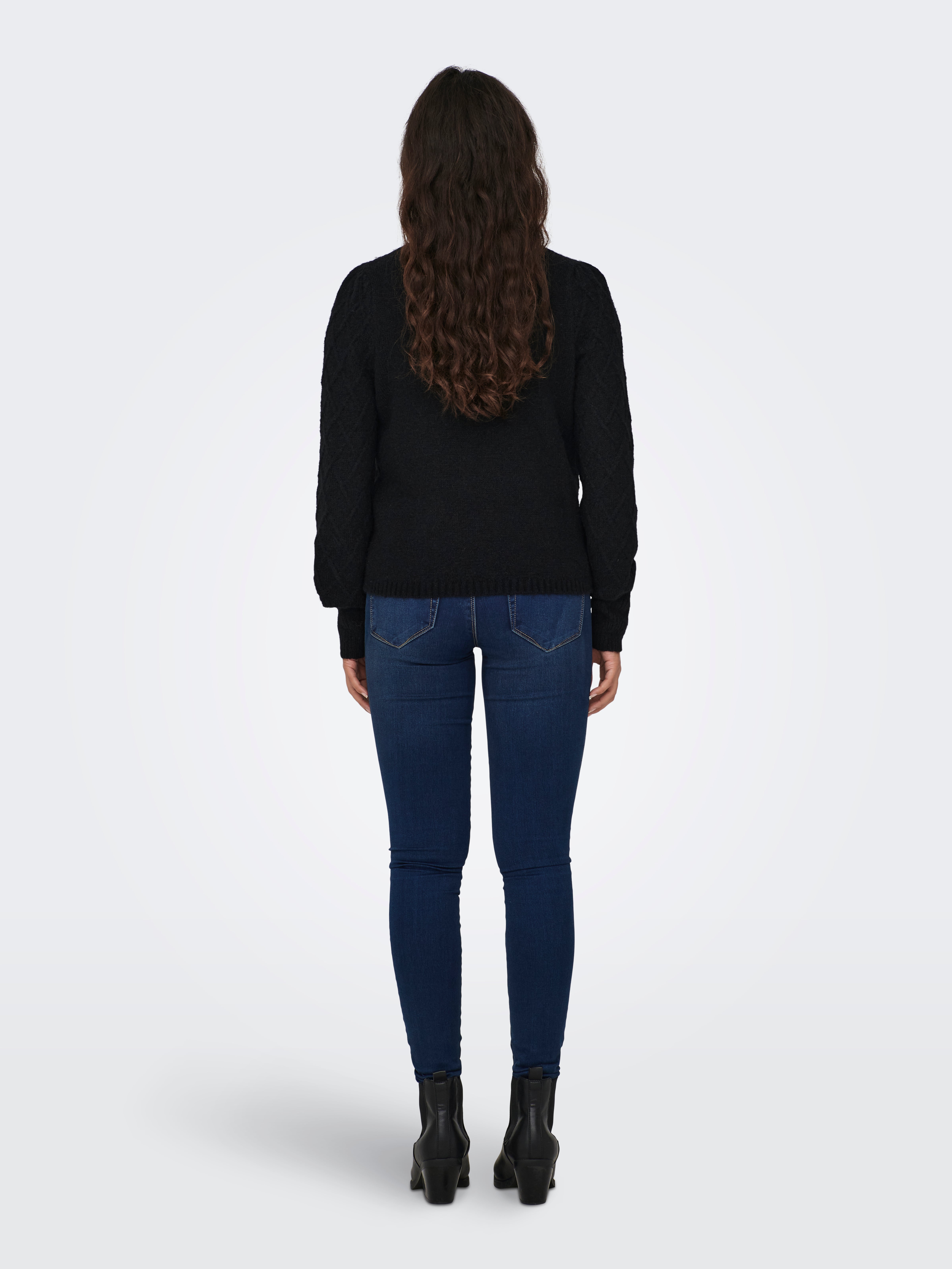 JDYSIGRID Strickpullover Black
