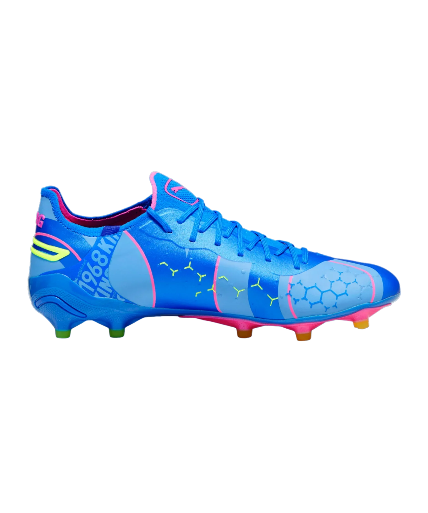 PUMA KING Ultimate Energy FG/AG Blau Pink F01