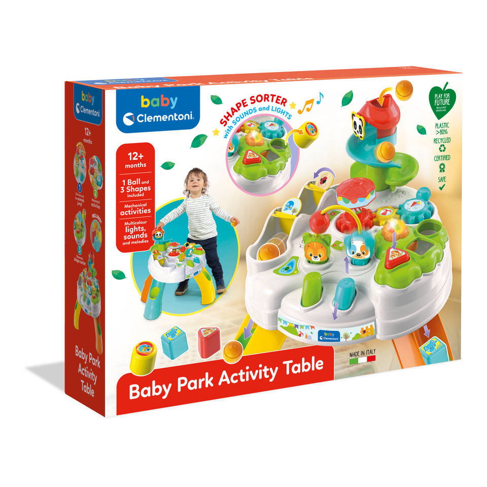 Clementoni baby activiteitentafel pretpark met licht en geluid