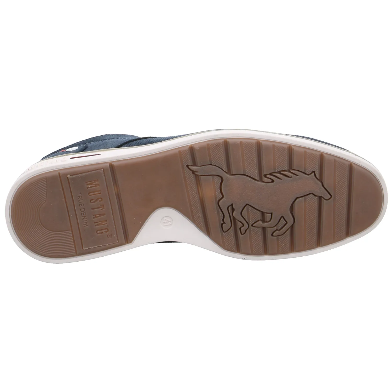 MUSTANG Halbschuh-City Blau Lederimitat