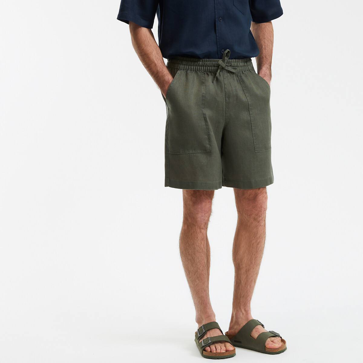COLEÇÕES LA REDOUTE<br>Bermudas de linho