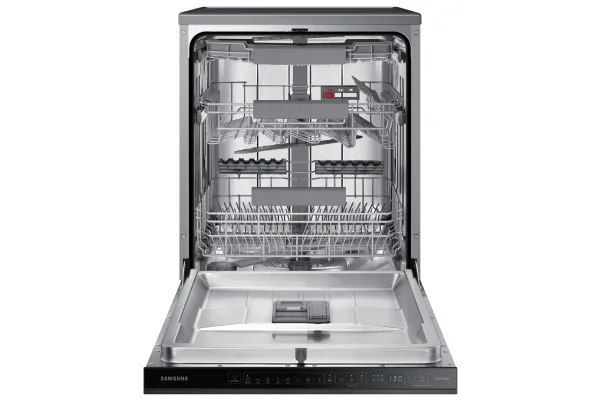 Samsung DW60A8050FB, Fuld størrelse (60 cm), Sort, Kurv, Rustfrit stål, 14 kuverter