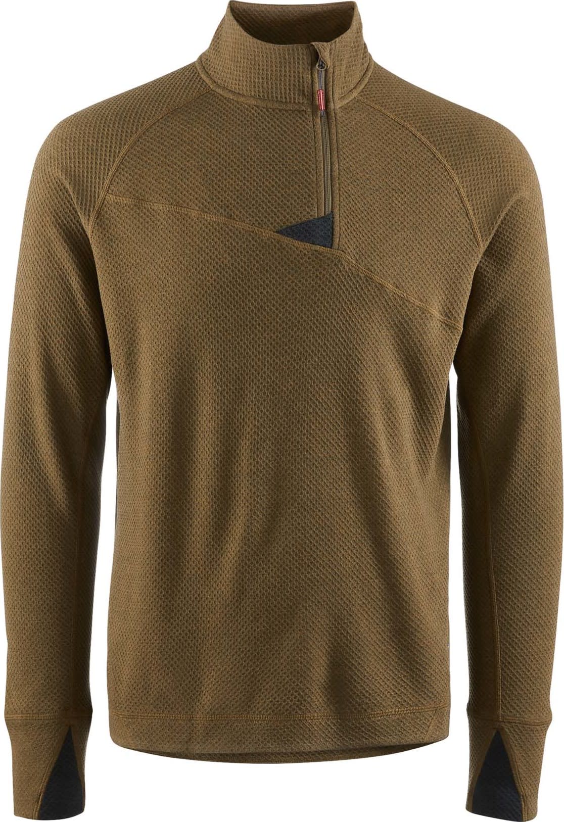 Klättermusen Men's Huge Half Zip Sweater Olive