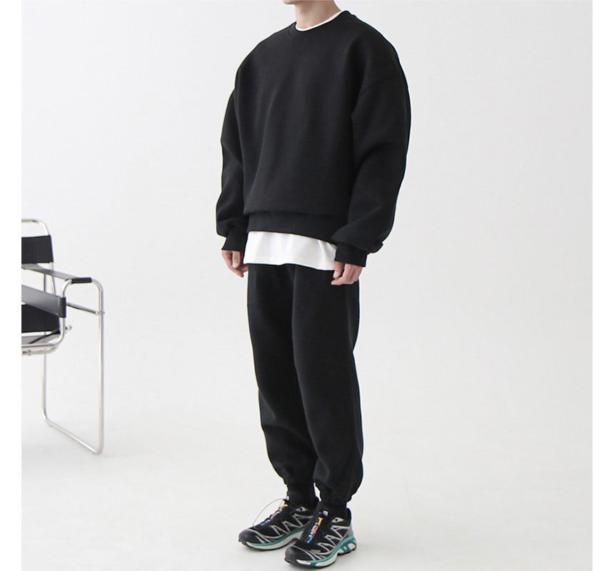 Okwano - Sweatshirt met ronde hals en elastische taille