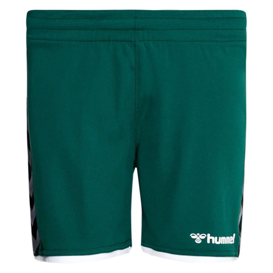 Hummel Short Authentic Poly - Vert/Blanc Enfant