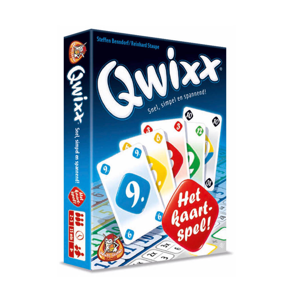 leuk spelQwixx het kaartspel