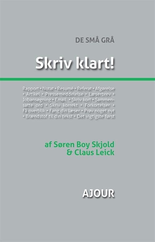 Skriv Klart! - Claus Leick - Bog
