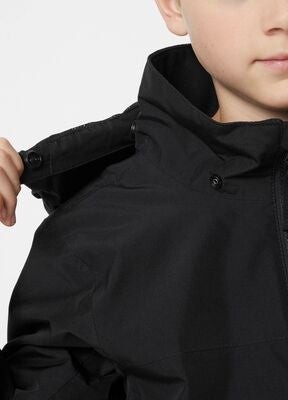 Helly Hansen JR Juell Regnjakke, Black