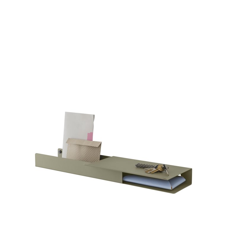 Muuto Folded wandplank laag zwart