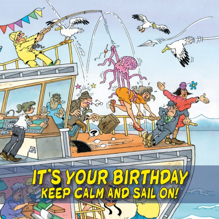 Jan van Haasteren | Verjaardagskaart | Birthday