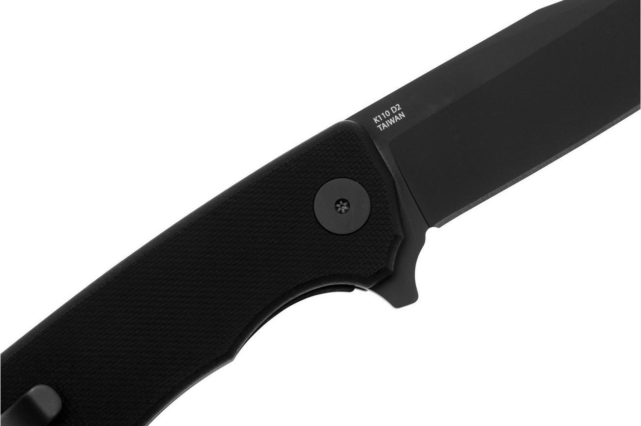 Ocaso Strategy 29BGB Black Blade, Black G10, zakmes