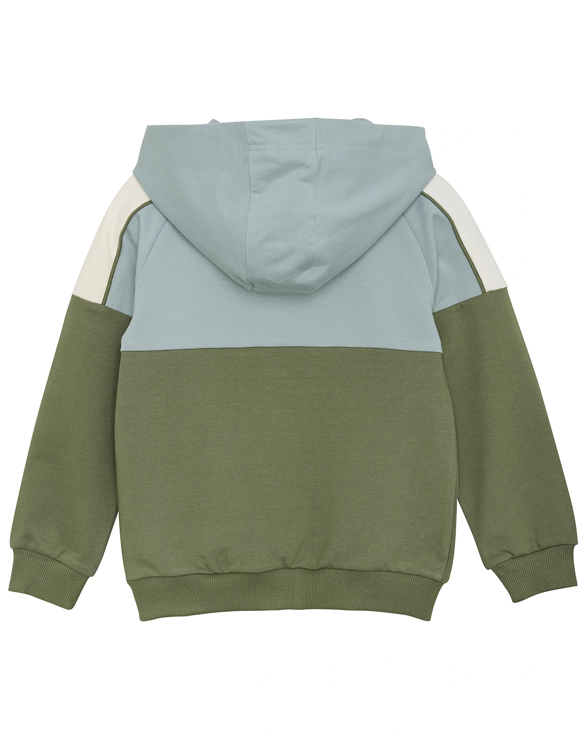 Kapuzen-Sweatjacke IT'S ALL GOOD in olivine