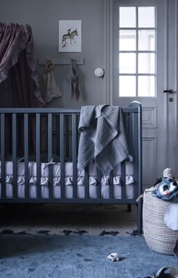 NG Baby Sengekant Sprinkelseng Tykk Volang, Sage Green