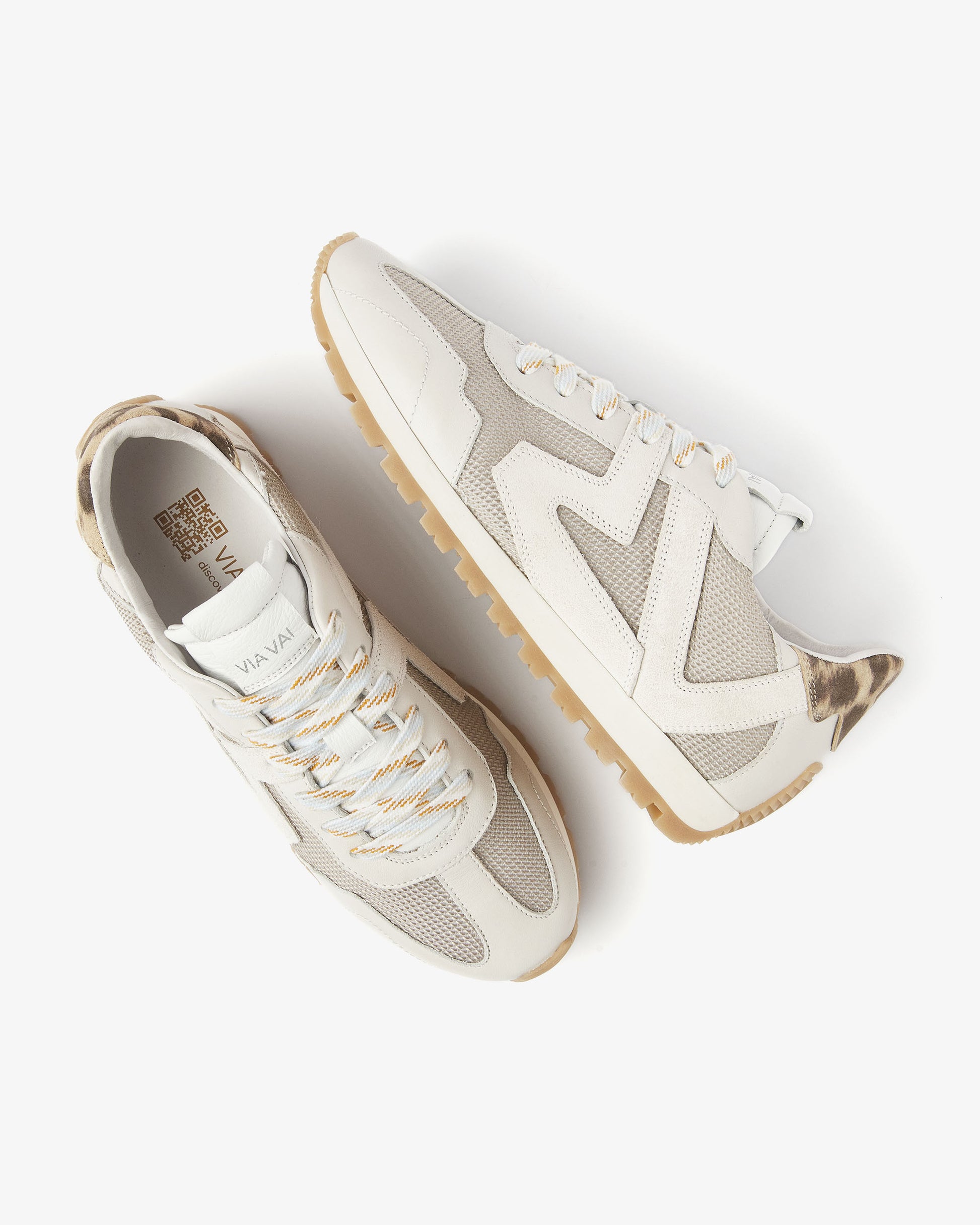 VIA VAI witte dames sneakers Scott Kenzie