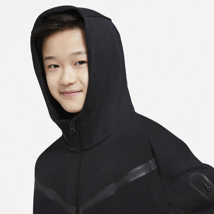Nike Sportswear Tech Fleece Haettetroje Sort