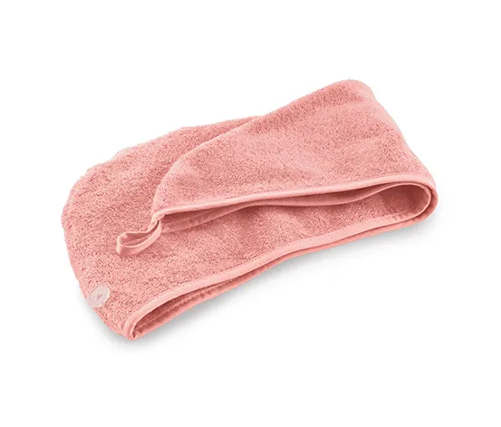 Turban-Handtuch, roséfarben