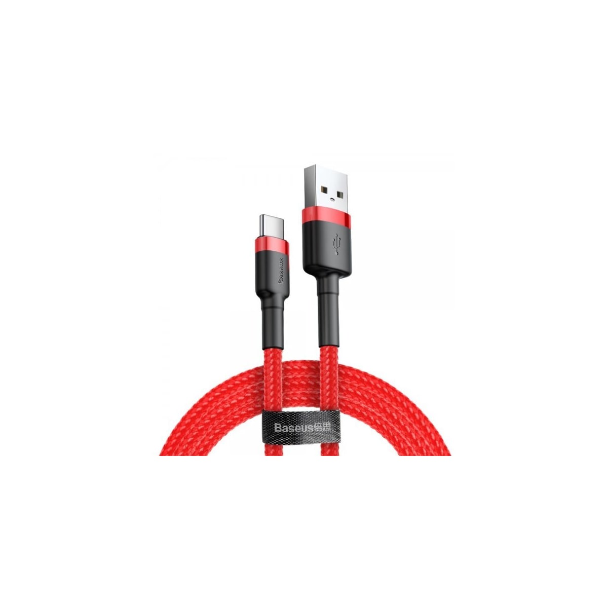 Baseus Kabel Cafule Cable USB-A/USB-C 3m Rød