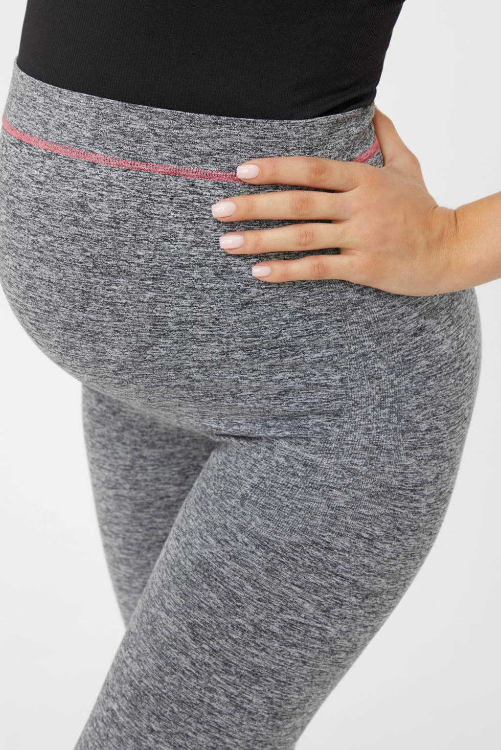 MAMALICIOUS zwangerschaps sportlegging grijs