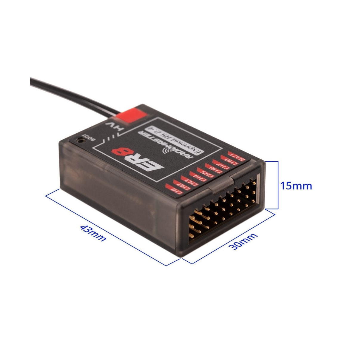 Radiomaster ELRS ER8 8ch PWM Reciver 2.4GHz