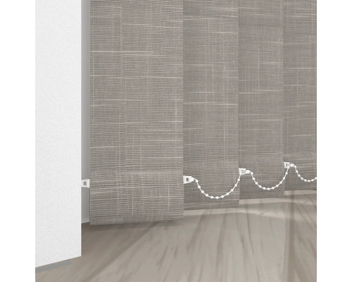 Soluna lattenbodem Shantong grijs 40x260 cm