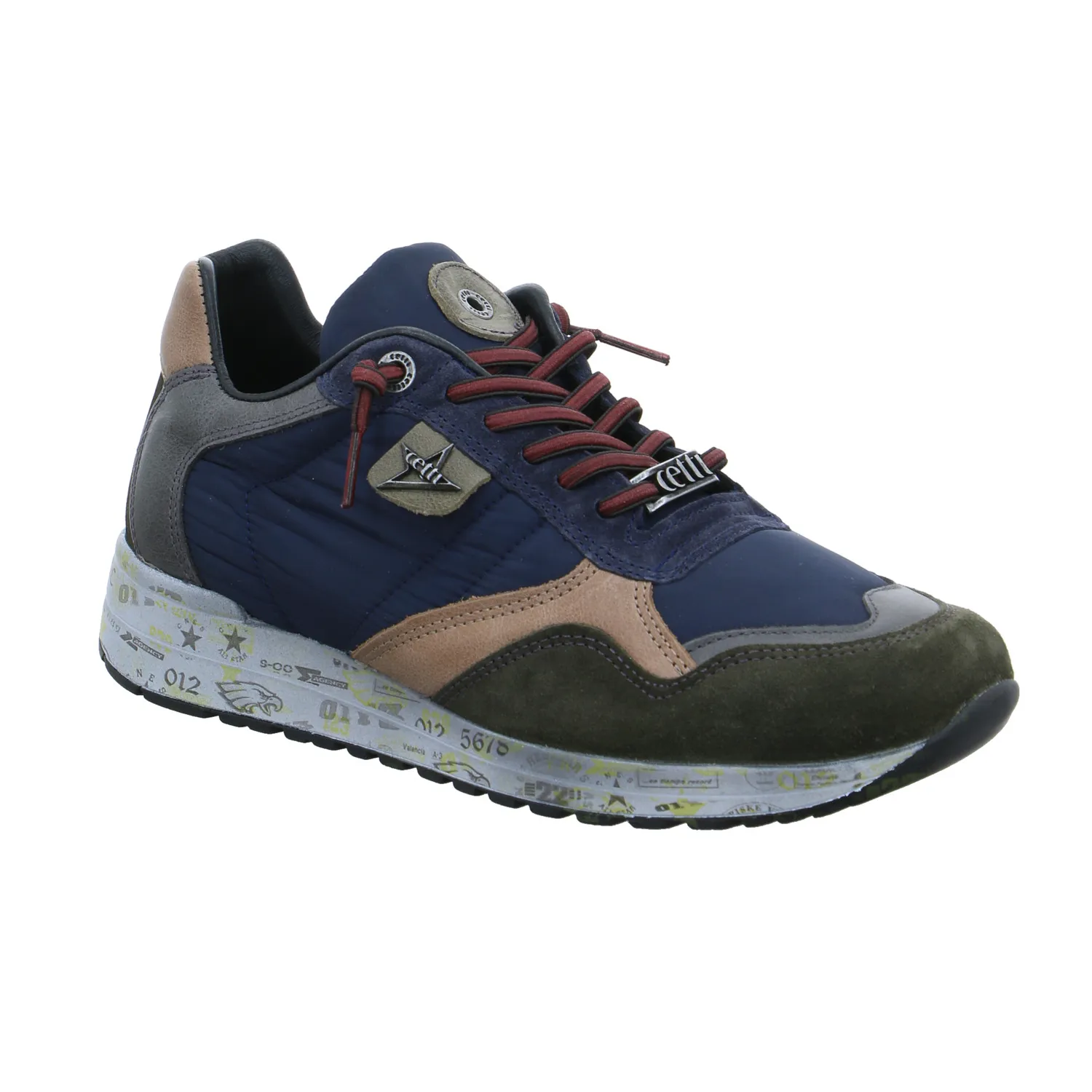CETTI Halbschuhe Sneaker Blau Leder