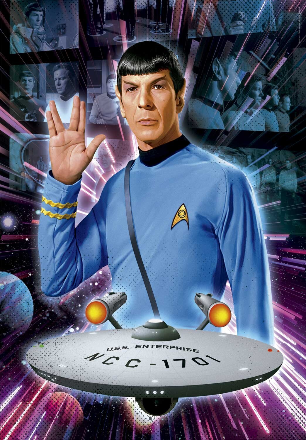 Clementoni Puslespil - Star Trek - Puzzle Collection 1 - 500 Brikker