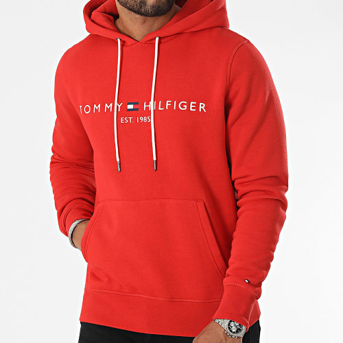 Sweat Capuche Logo 1599 Rouge