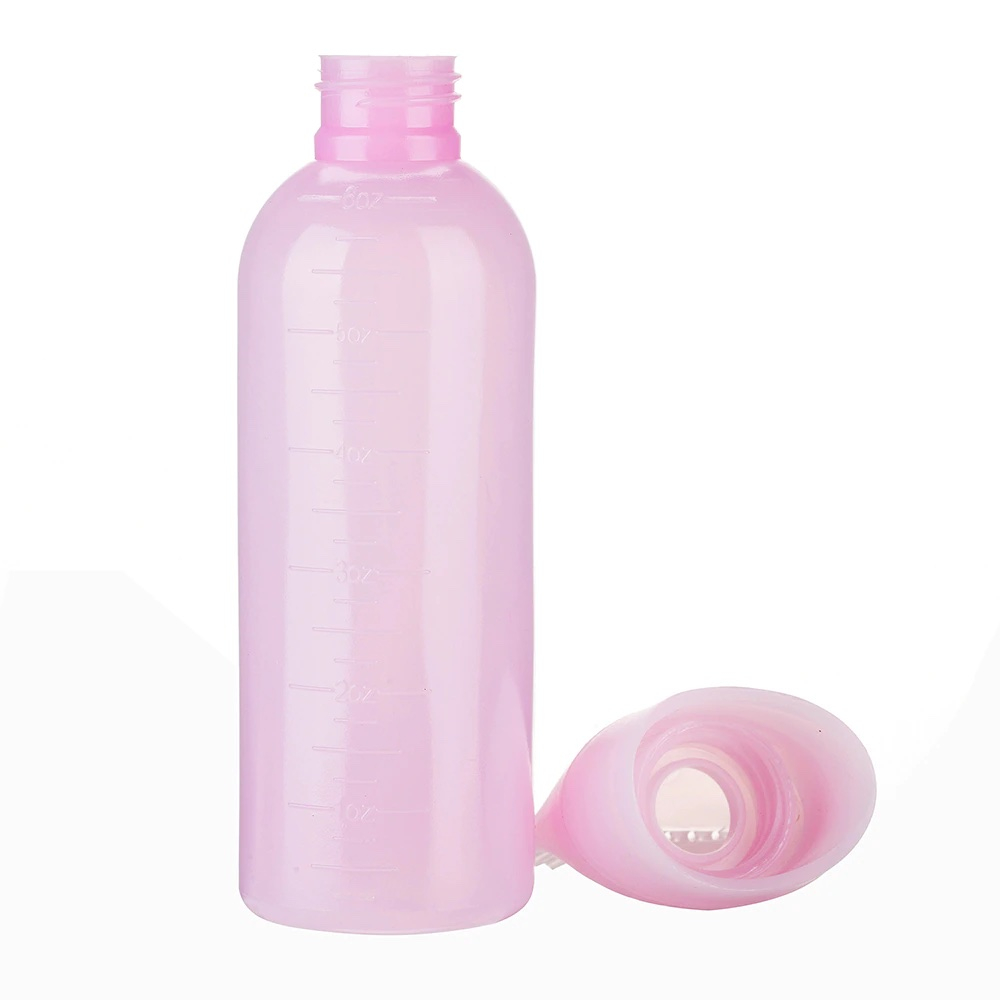(120ml) Befüllbare Haarfarbe Flasche mit Kamm Applikator - Weiss