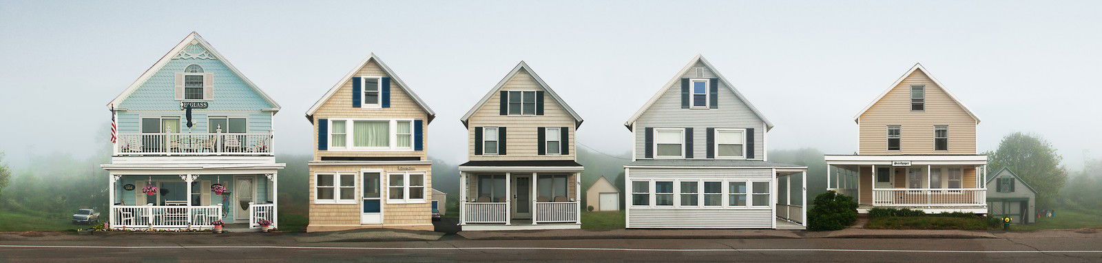 York, Maine, Long Beach Ave by Larry Yust - Limited Edition. Edition of: 150. Signed.