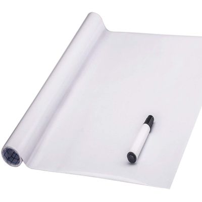 Apli Agipa - Surface effaçable à sec - rouleau adhésif - 45 x 50 cm - blanc