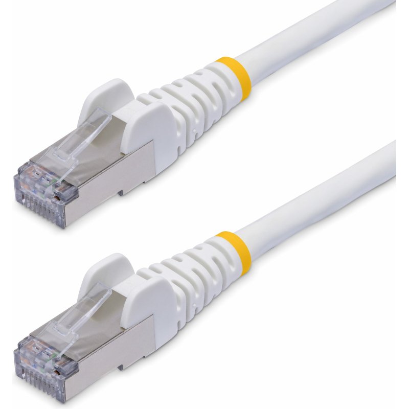 StarTech.com Câble Ethernet CAT8 Blanc de 10m, RJ45 Snagless, 25G/40G, 2000MHz, 100W PoE++, S/FTP, Fil de Cuivre Pur 26AWG, LSZH, Cordon de Raccordement Réseau Blindé avec Serre-Câble, Testé par Fluke Channel