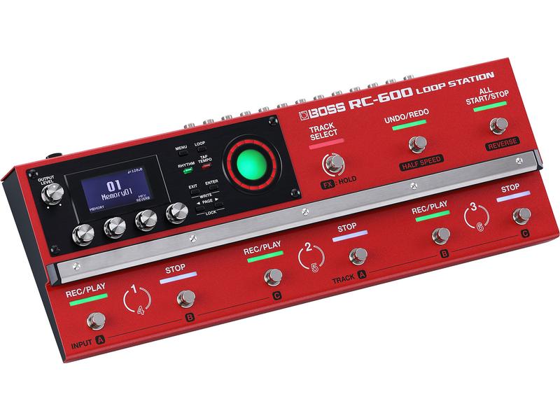 BOSS Effektgerät RC-600 Flaggschiff-Loop-Station im Bodentreter-Format