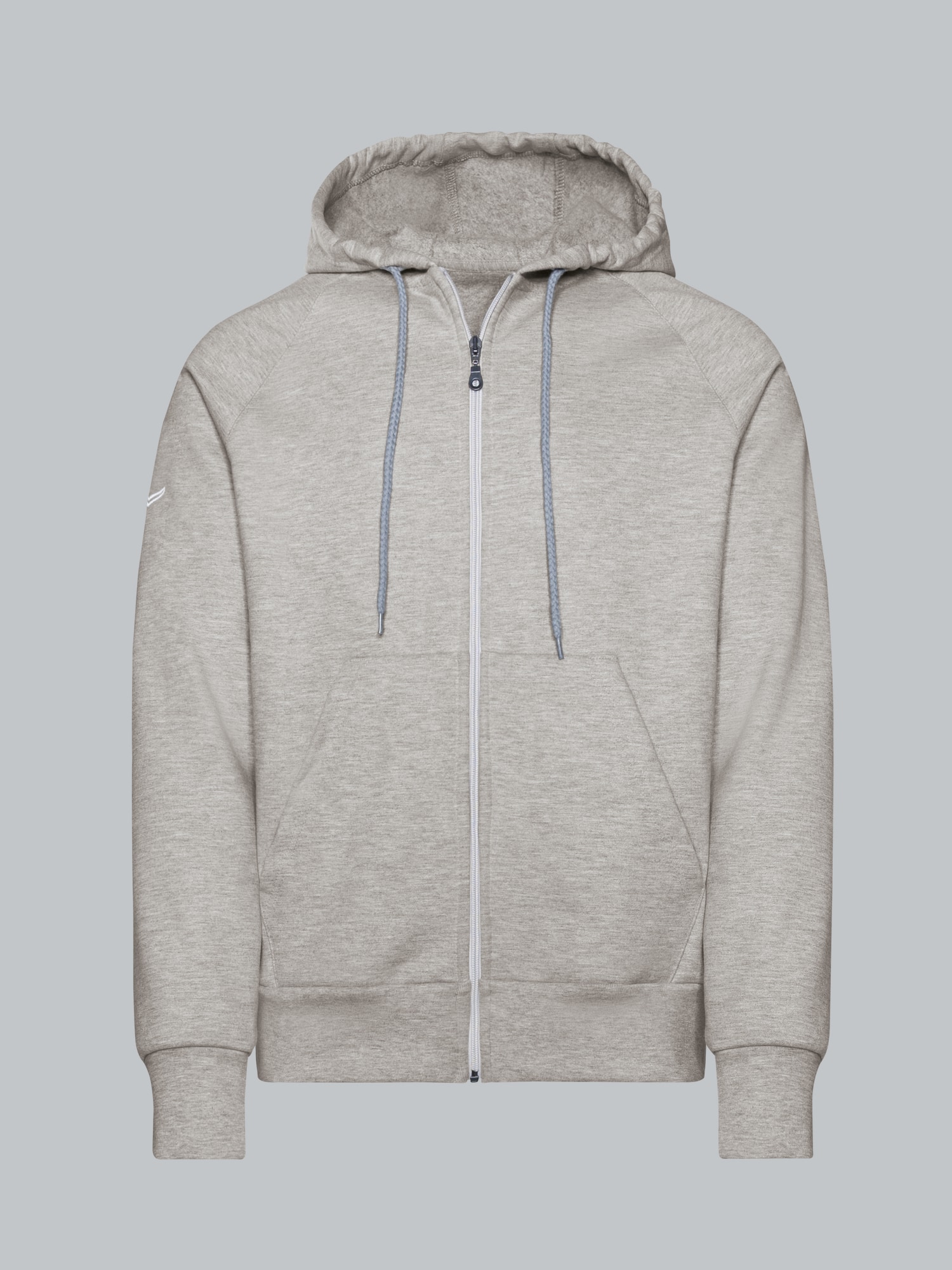 Sweatjacke mit KapuzeGrau-melange