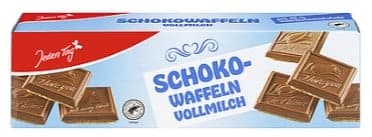 Jeden Tag Schokowaffeln Vollmilch