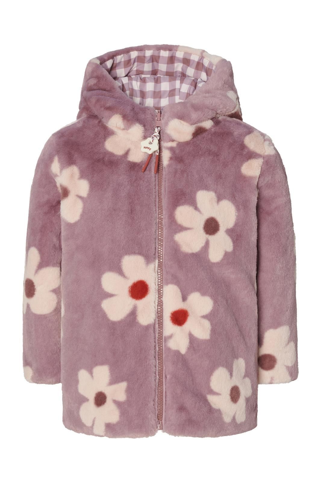 Noppies Kids Winterjas Norden - Reversible - Floral Pattern Purple