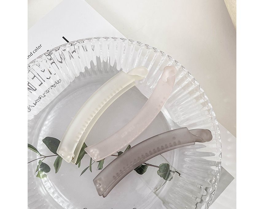 LIDO - Frosted Clear Banana Clip