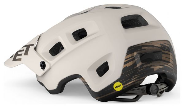 Casque All-Mountain MET Terranova Mips Blanc Bronze Mat