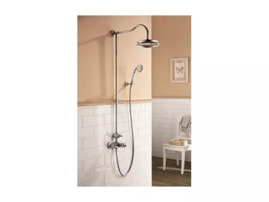 Colonne de douche thermostatique recoupable PAINI Lady's Chrome + nettoyant Briochin