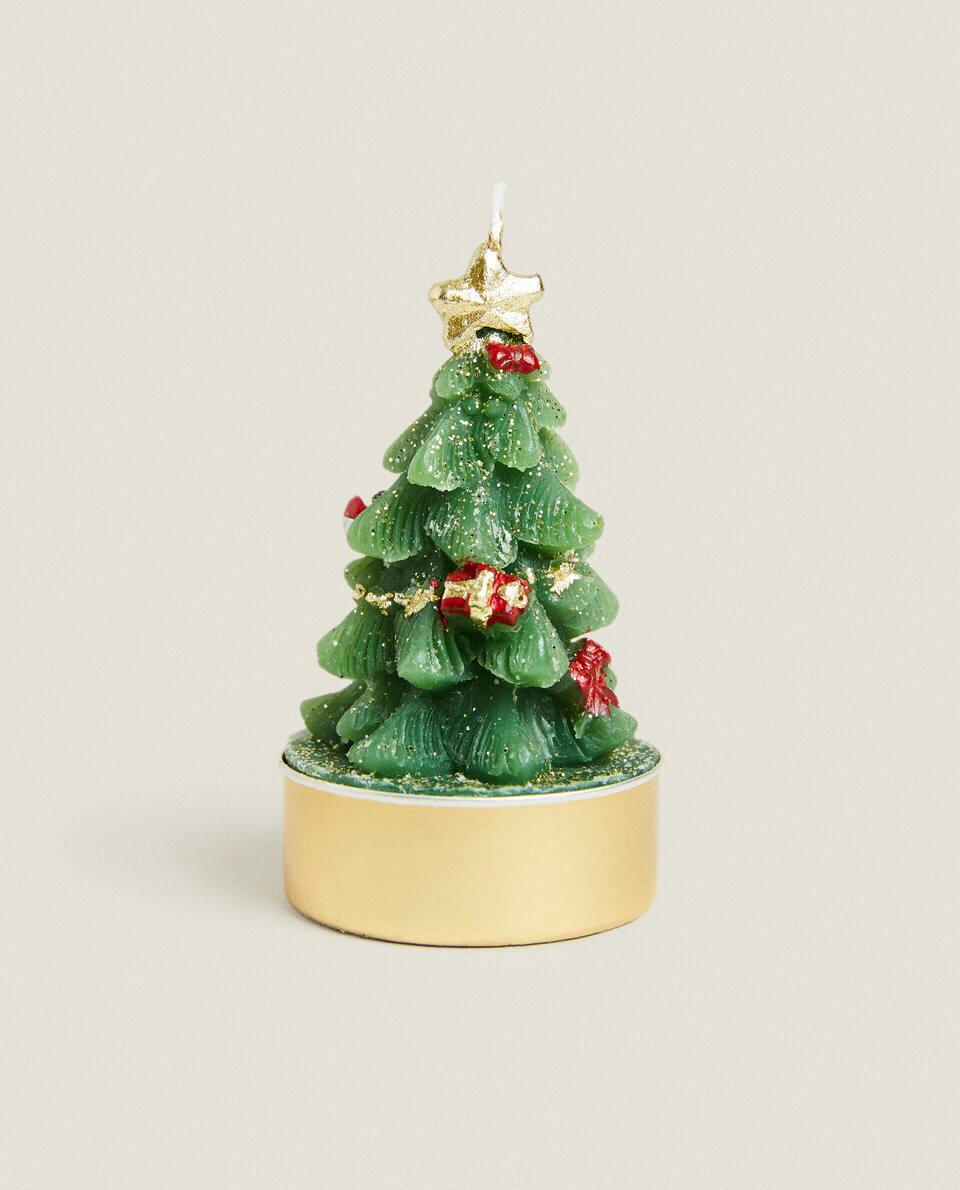 PACOTE DE VELAS DE ÁRVORE DE NATAL (PACOTE COM 6)