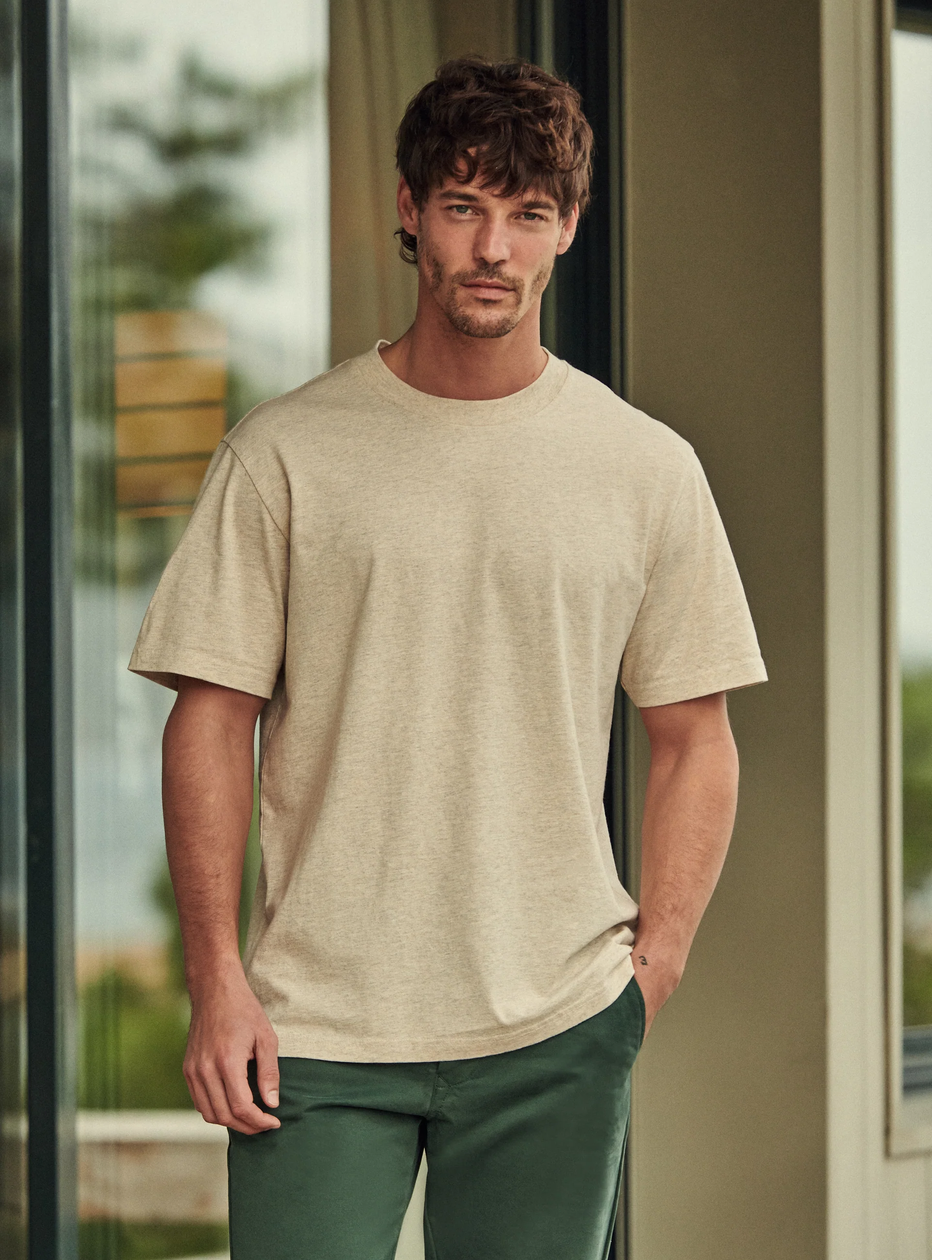T-Shirt Tim Mixed Beige