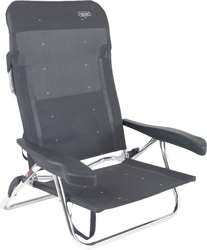 Crespo AL/221-M Beach Chair Strandstuhl grau