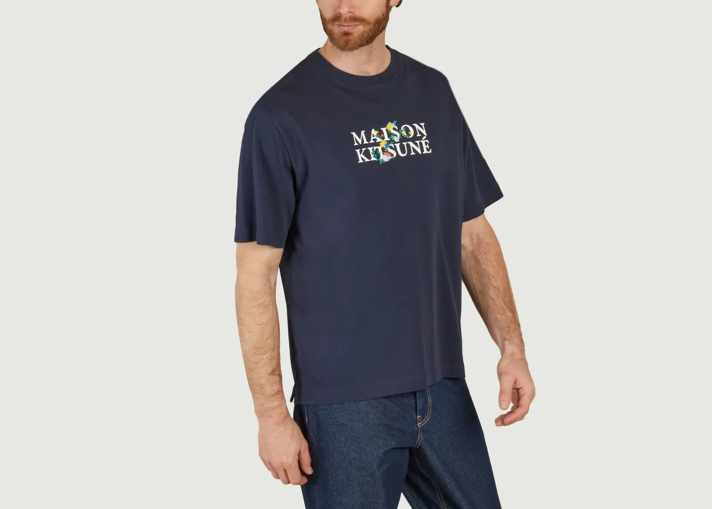 T-shirt floral Maison Kitsuné