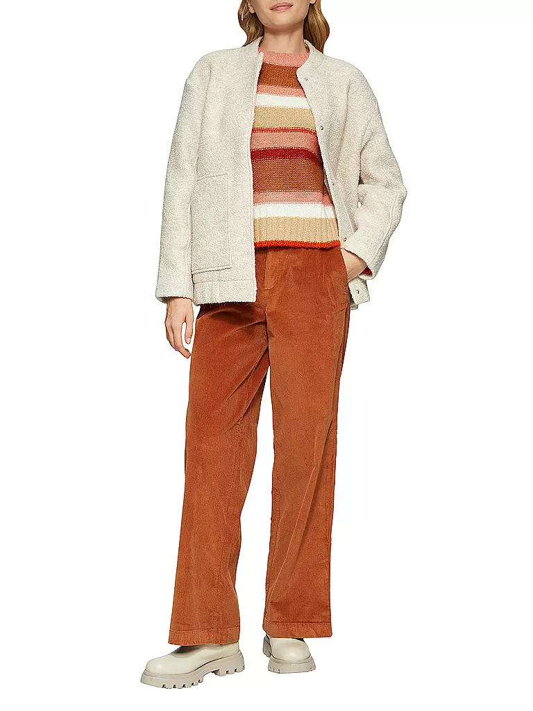S.OLIVER Strickpullover rot