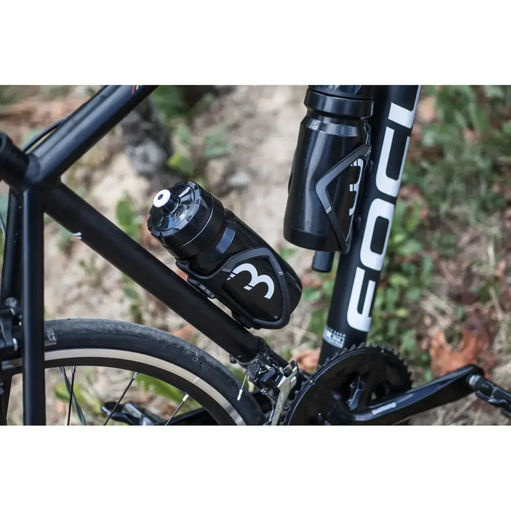 BBB Cycling FlexCage Bidonhouder Mat Zwart/Zwart
