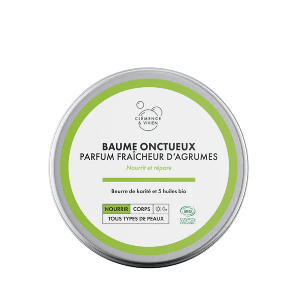 Clémence & vivien Baume onctueux fraîcheur d'agrumes 50 mL