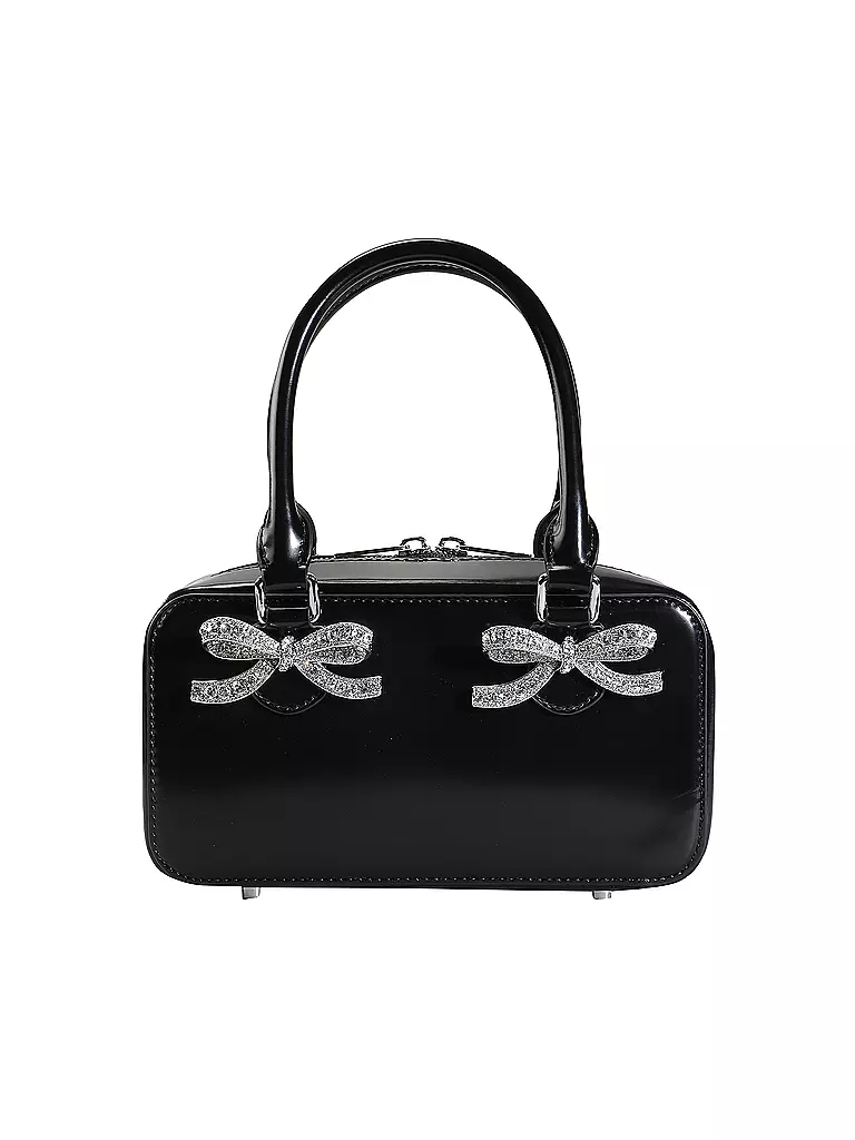 SELF-PORTRAIT Ledertasche - Mini Bag schwarz